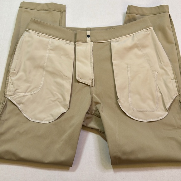 Lululemon Men’s ABC Trouser Pant slim Fit in khaki size 29/28 - Picture 5 of 5
